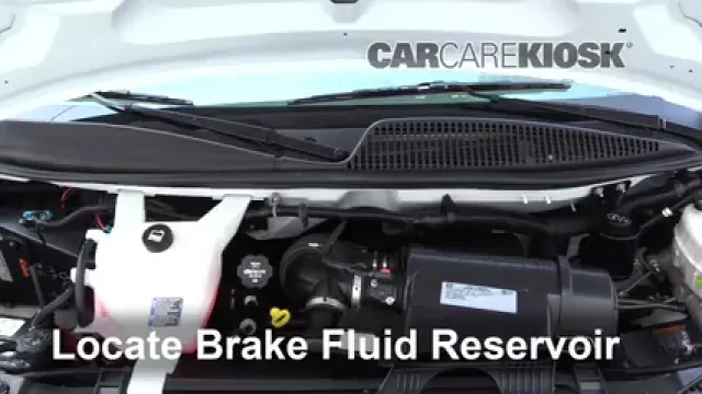 2017 GMC Savana 2500 4.8L V8 FlexFuel Extended Cargo Van Brake Fluid Add Fluid